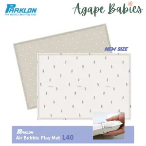 [1 Yr Local Warranty] Parklon Air Bubble Playmat Leaf Mood L40 (Size: 2100 x 1500 x 40mm)