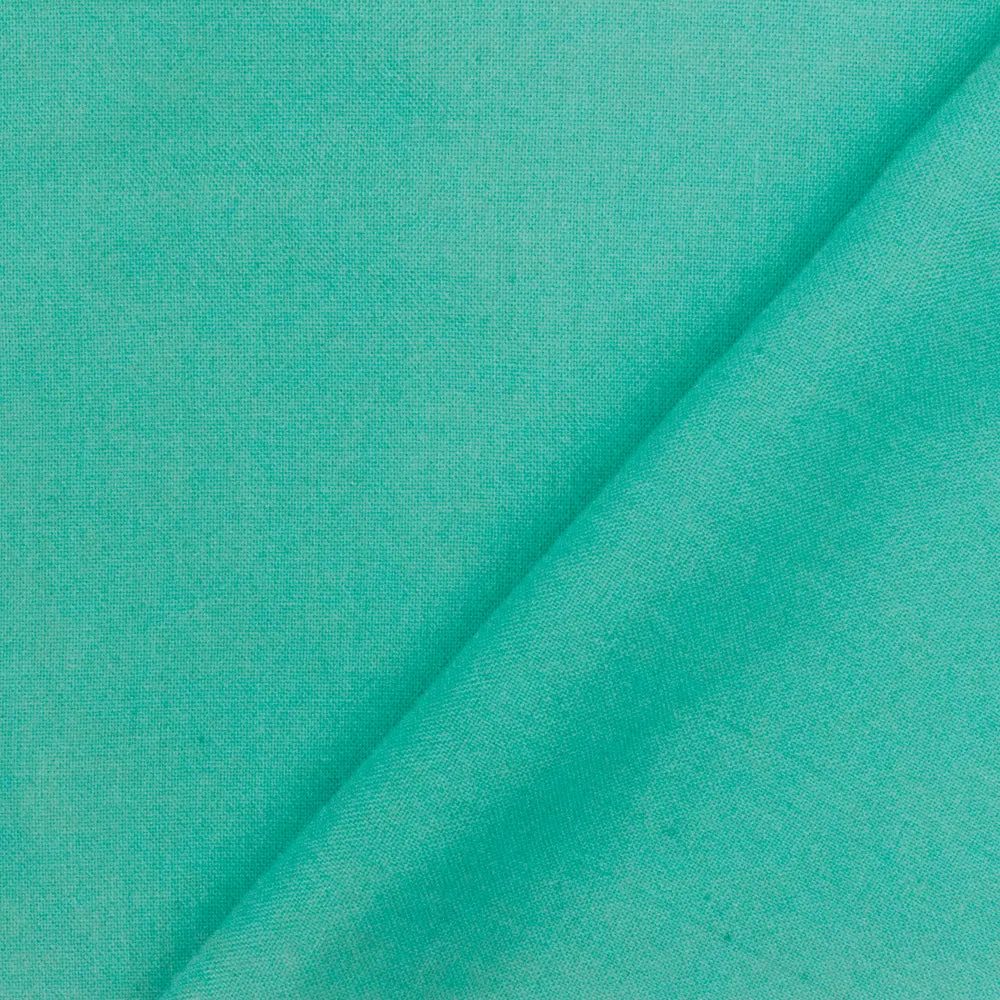 Aqua Teal Solid Rayon Challis Woven Fabric