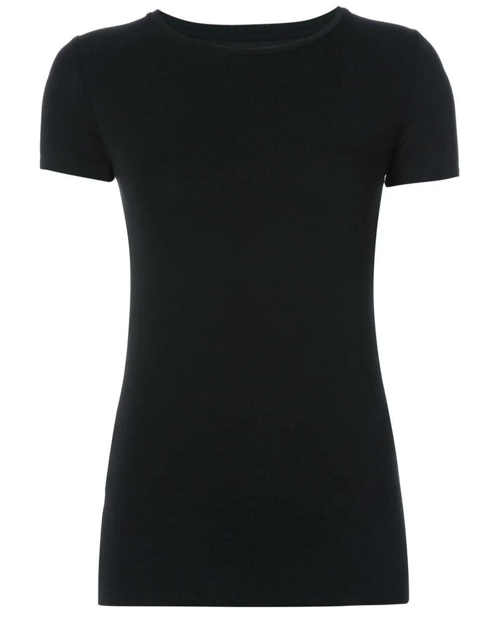 Black Soft Touch Short Sleeve Crew Neck Tee