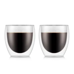 Bodum Pavina Latte Glasses 250ml (Set of 2)