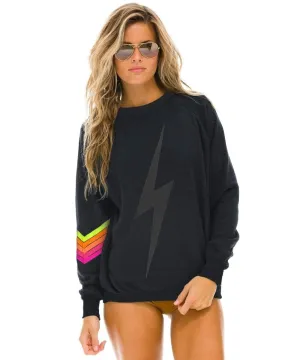 Bolt Neon Classic Sweatshirt Charcoal