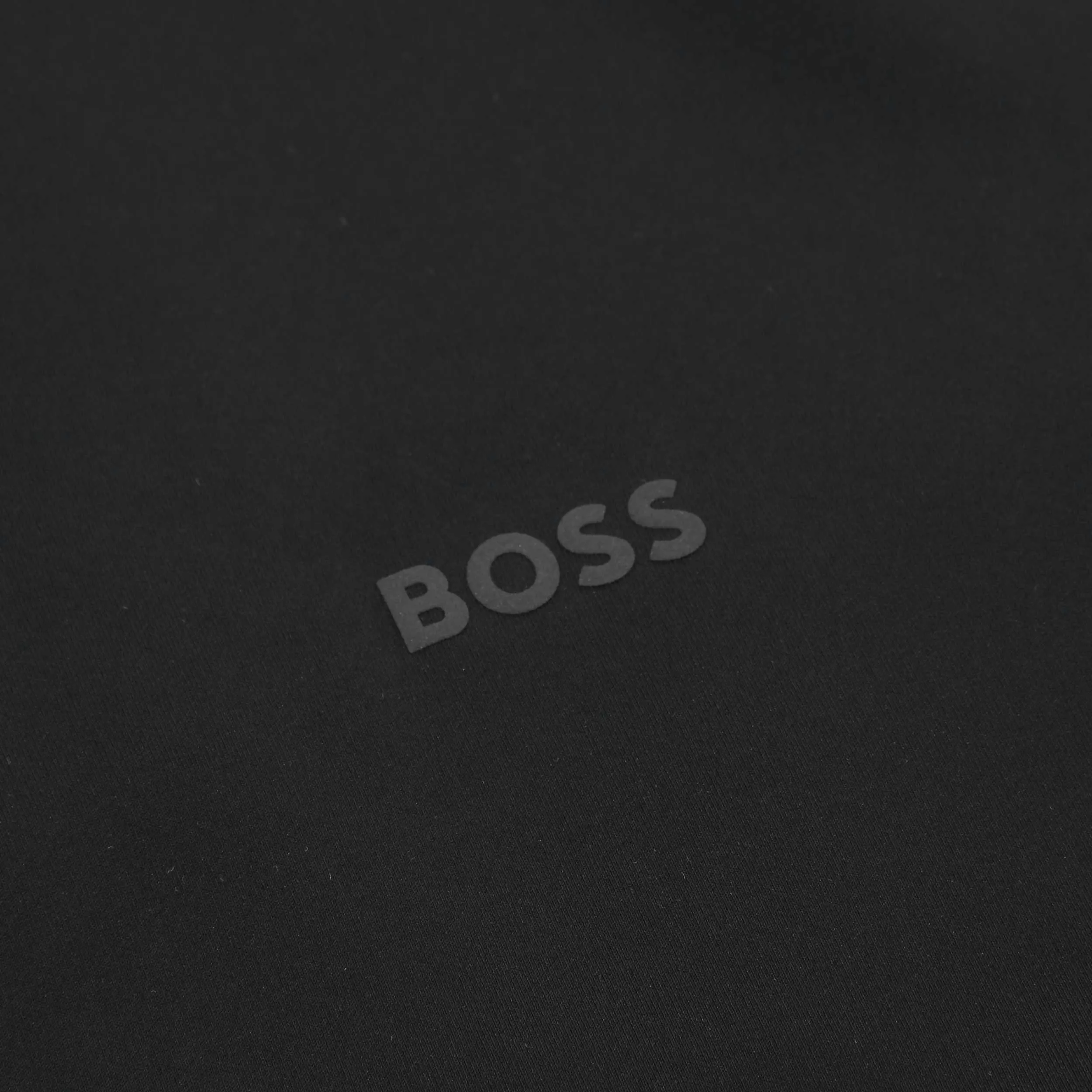 BOSS Sweat Active Zip Neck Sweatshirt in Black