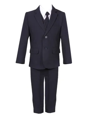 Boys Slim Fit Fancy 5 pc Special Occasion Suit Set, Sizes 2T-20