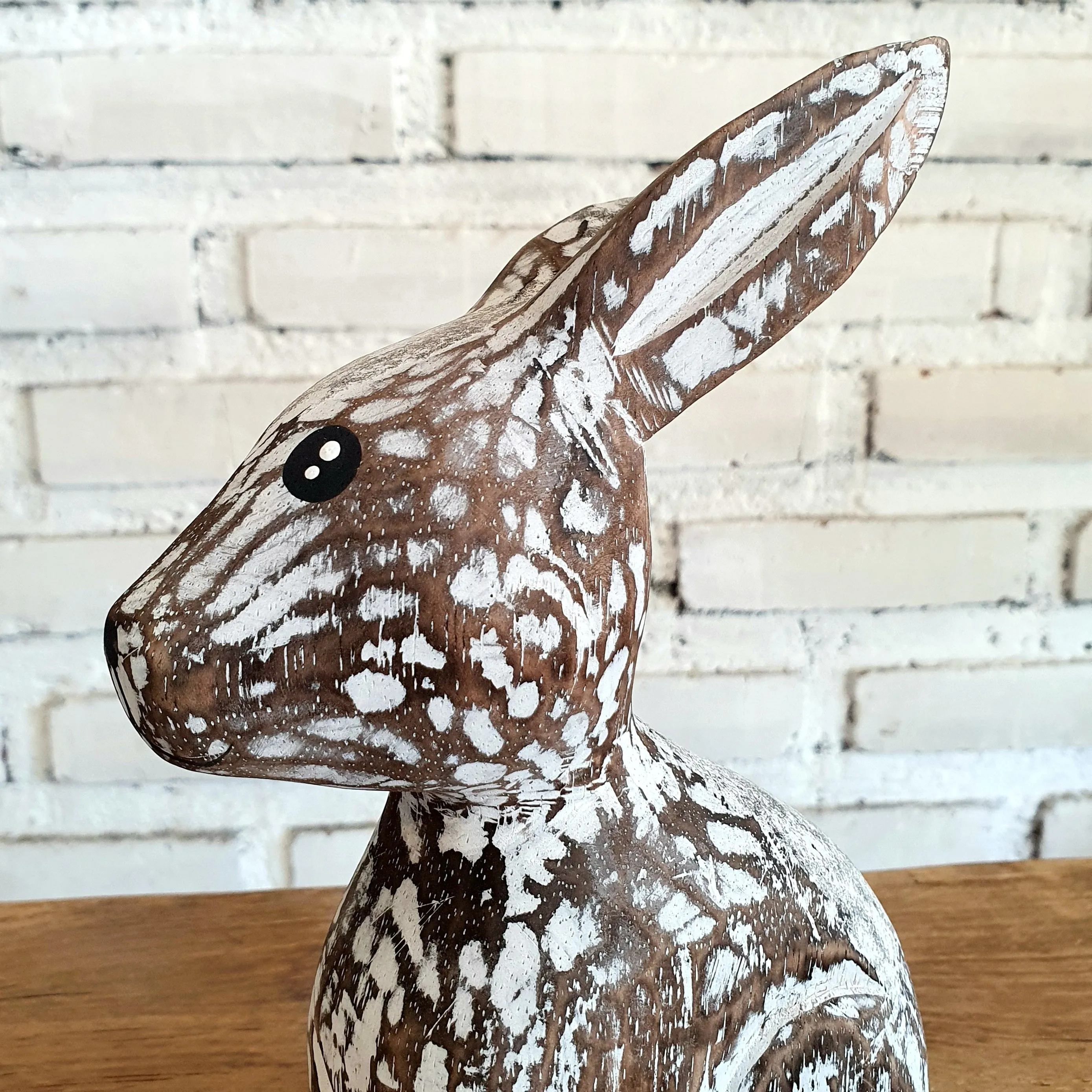 Carved Wooden Rabbit