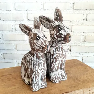 Carved Wooden Rabbit