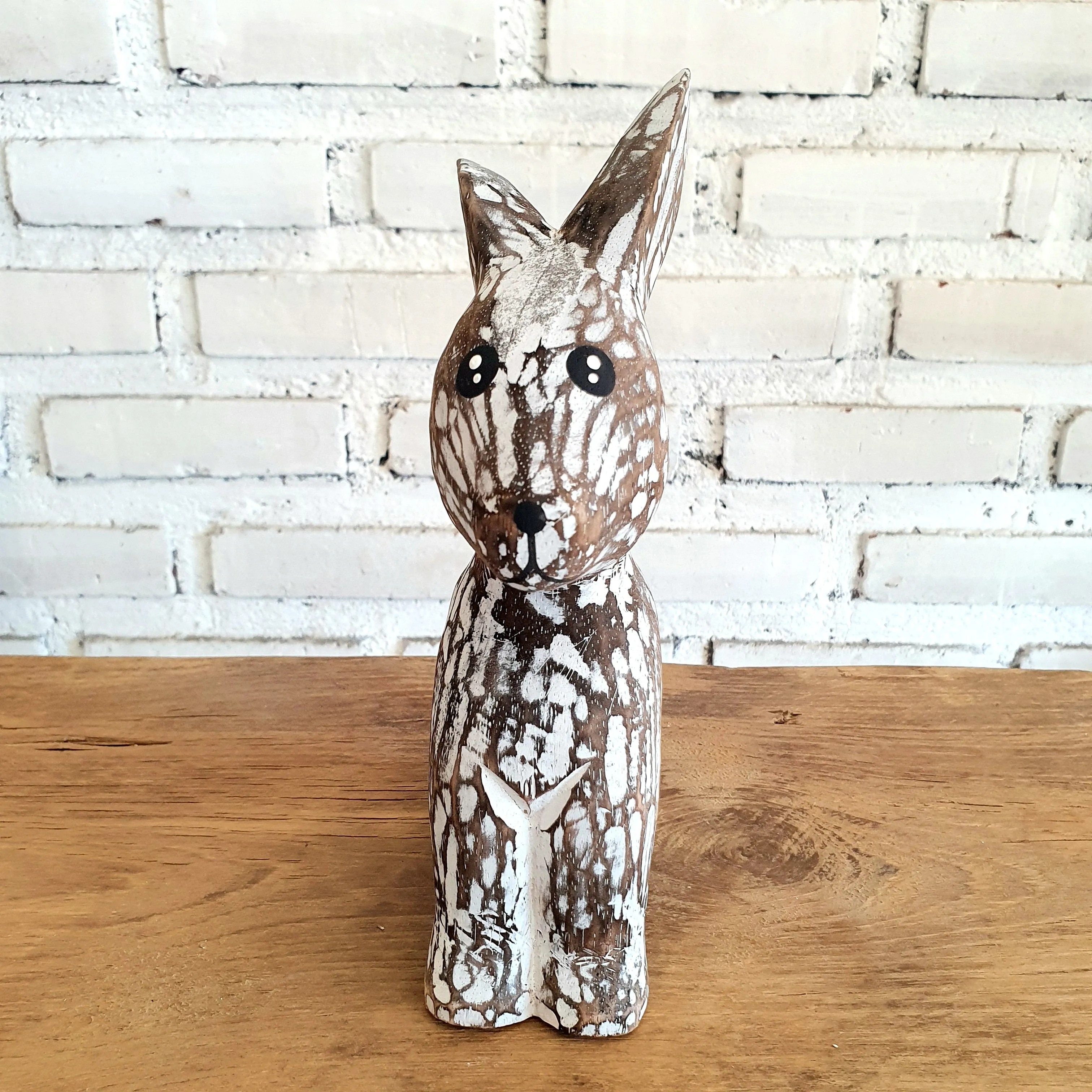 Carved Wooden Rabbit