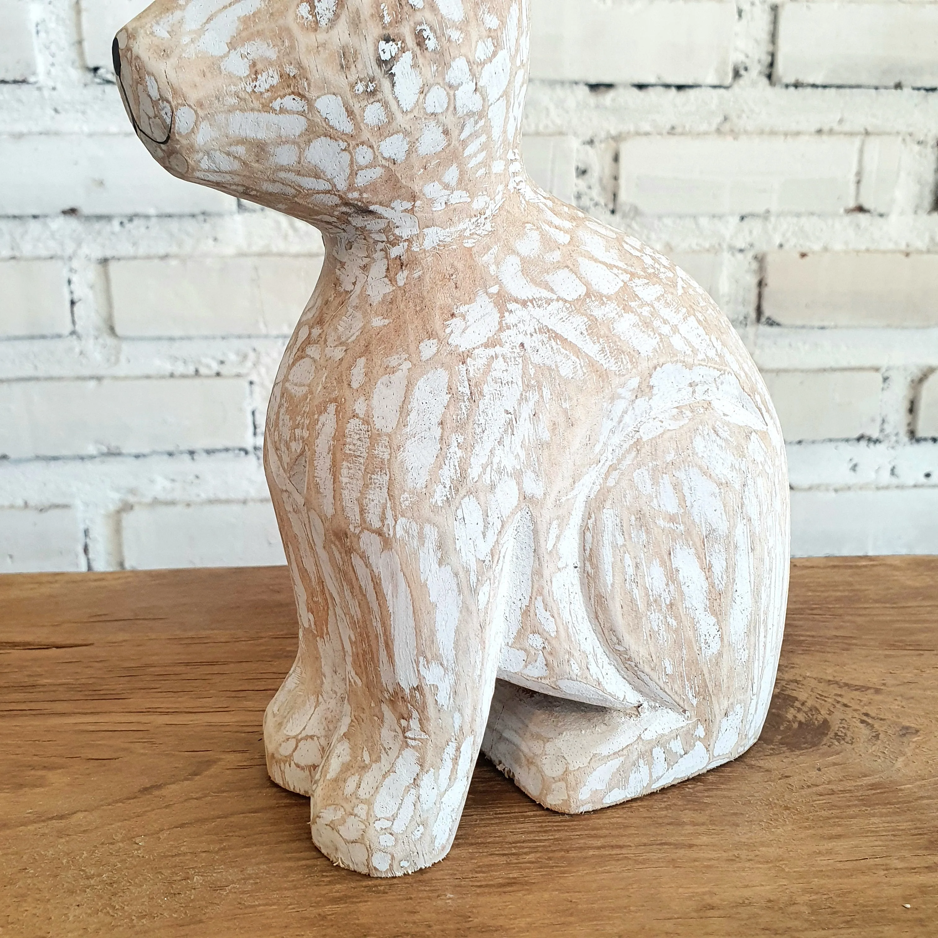 Carved Wooden Rabbit