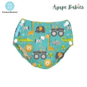 Charlie Banana Swim Diaper And Training Pants Safari - 4 Sizes!