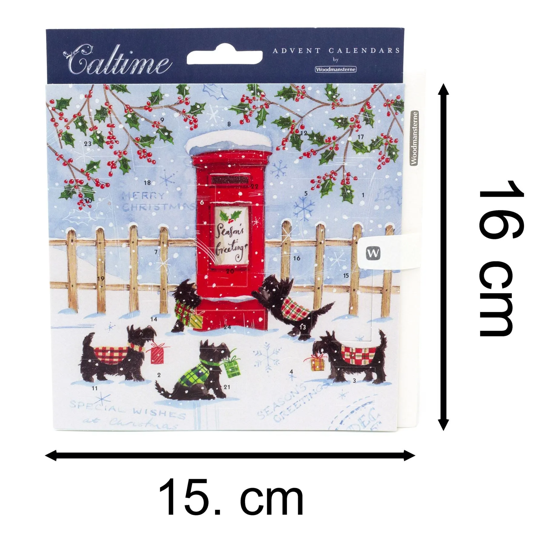 Christmas Advent Calendar Seasons Greetings | Dogs Picture Advent Calendar