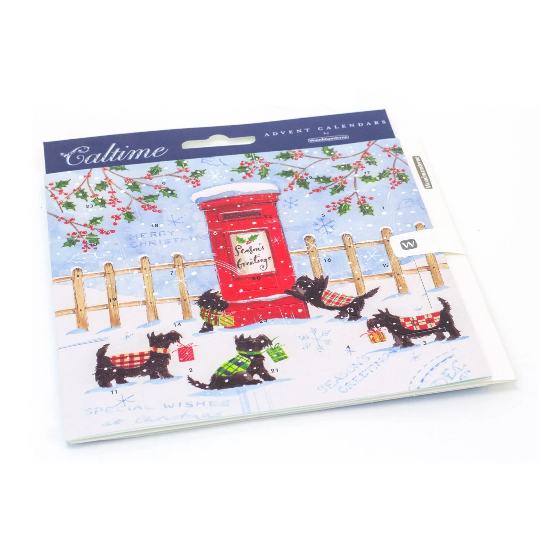 Christmas Advent Calendar Seasons Greetings | Dogs Picture Advent Calendar