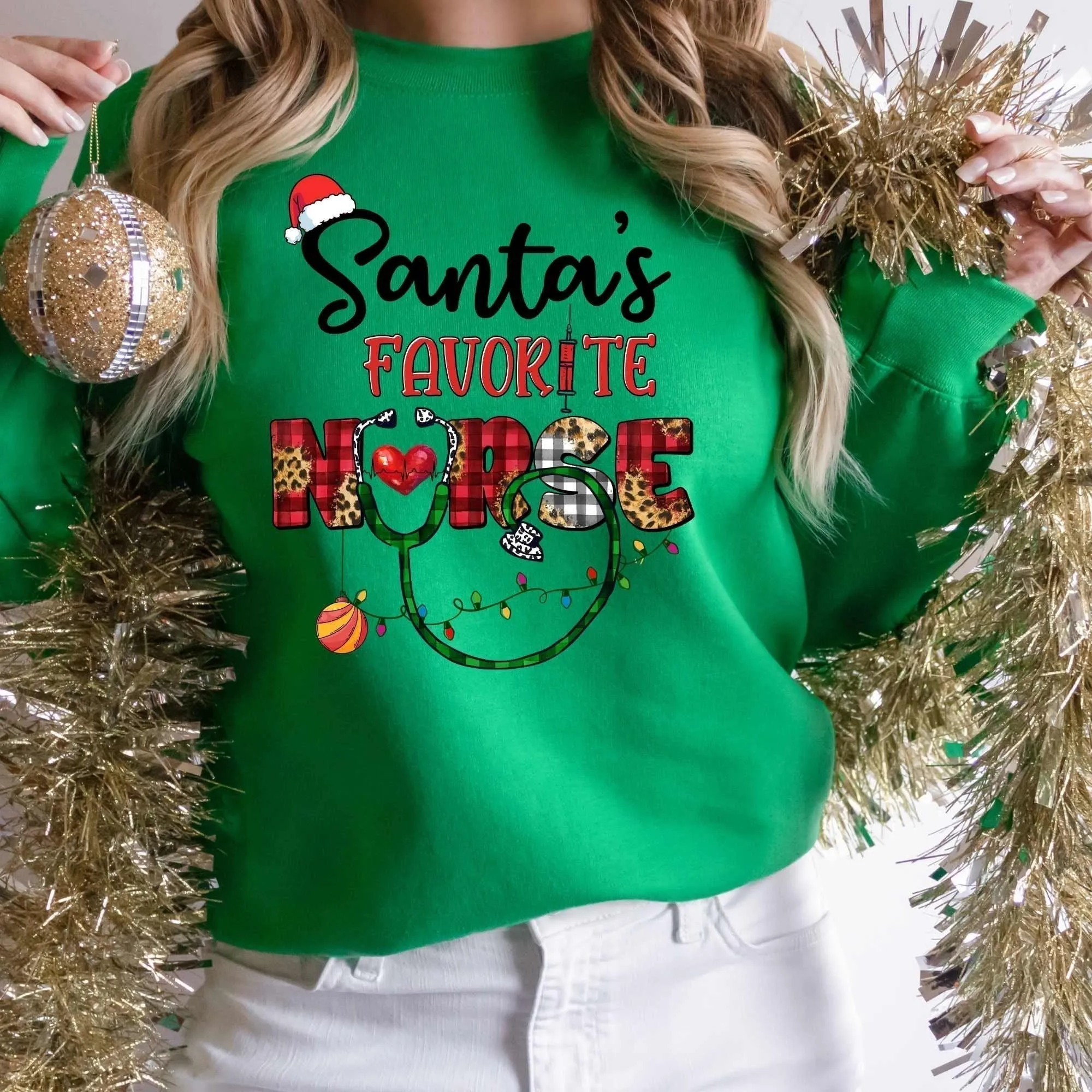 Christmas Nurse Sweatshirt