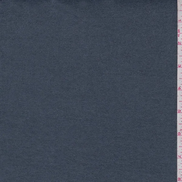 Colonial Blue Hacci Brushed Knit Fabric