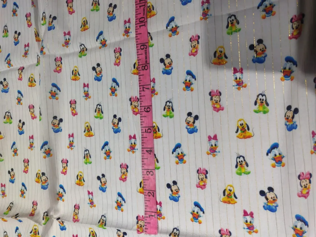 COTTON POPLIN DISNEY CHARACTER PRINT ~ 58" wide