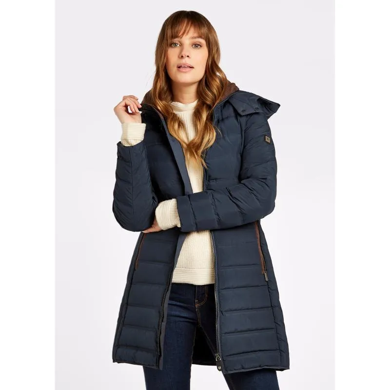 Dubarry Ballybrophy Ladies Down Coat - Navy