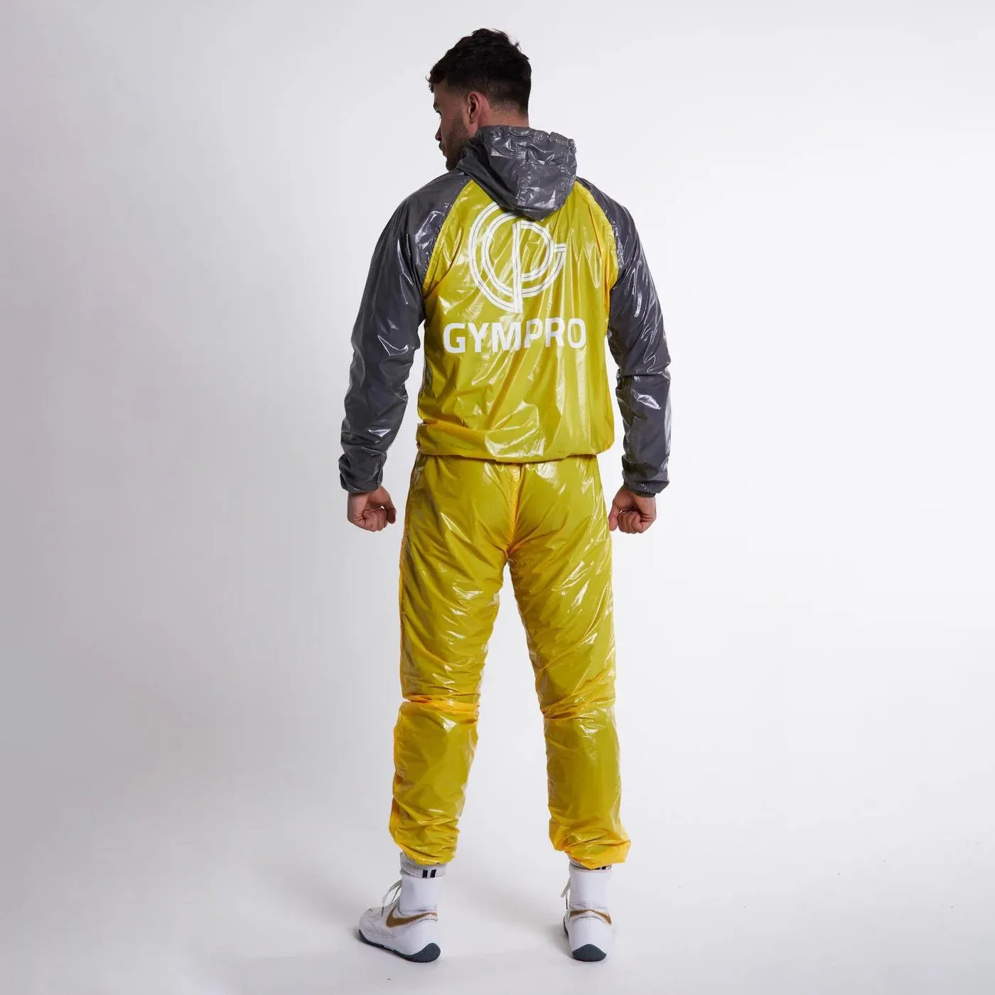 GymPro Sweat Suit, Yellow/Grey