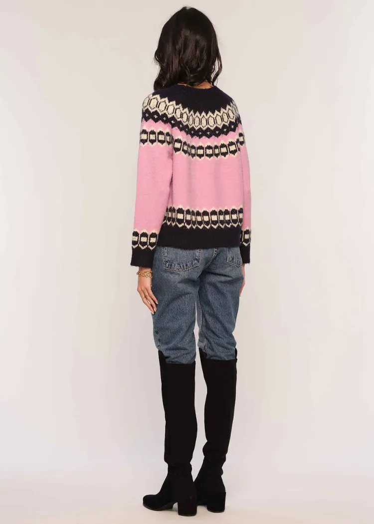 Heartloom Edith Sweater- Peony