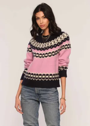 Heartloom Edith Sweater- Peony