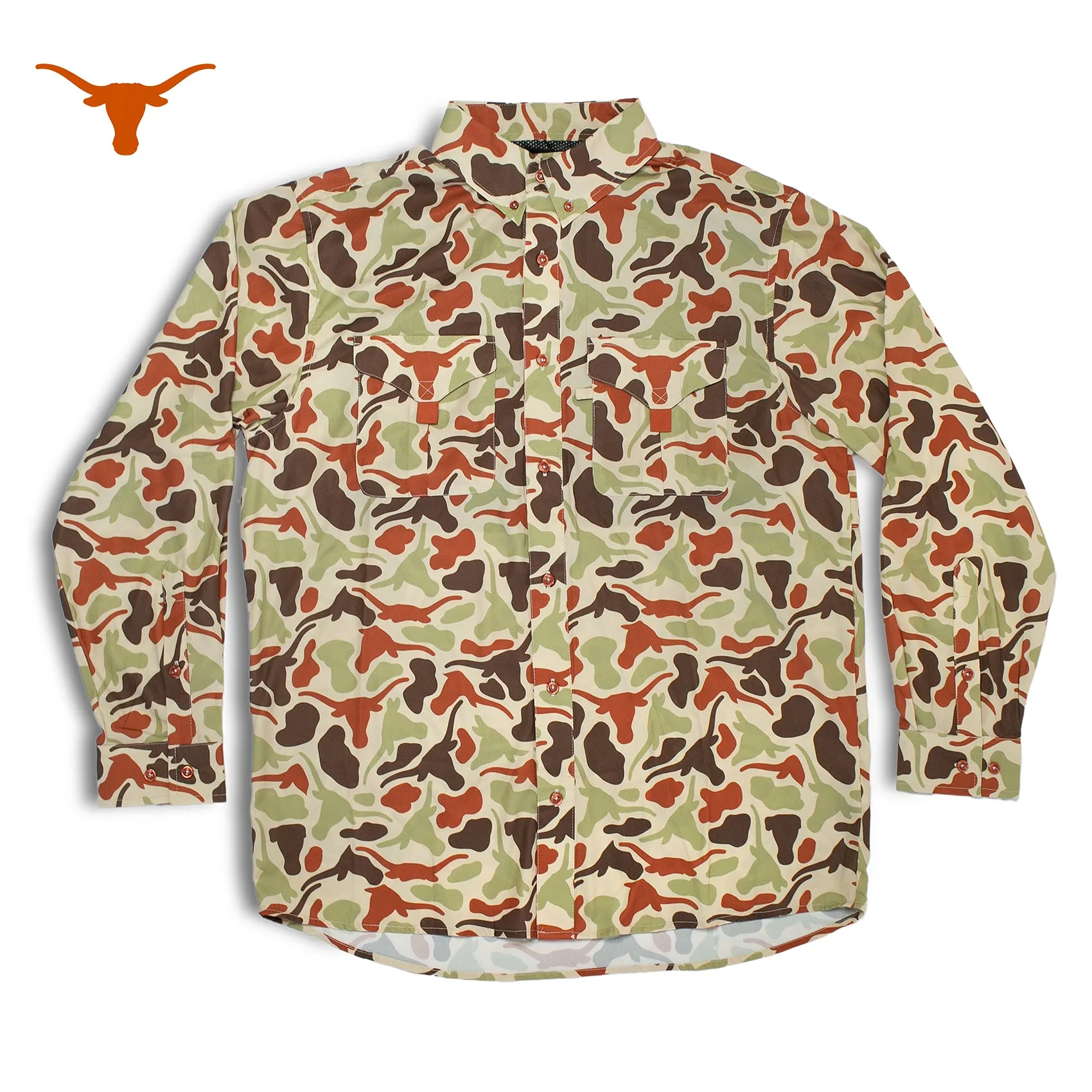 Longhorn Camo - Frio Tech Long Sleeve