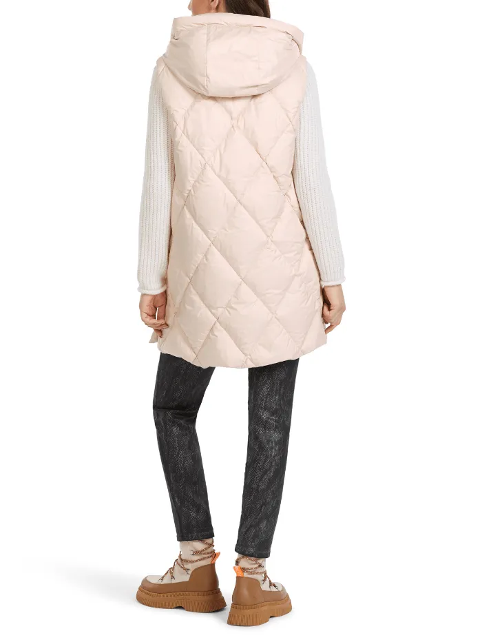 Marc Cain Additions Hooded Quilted Gilet VA 37.02 W72 COL 157