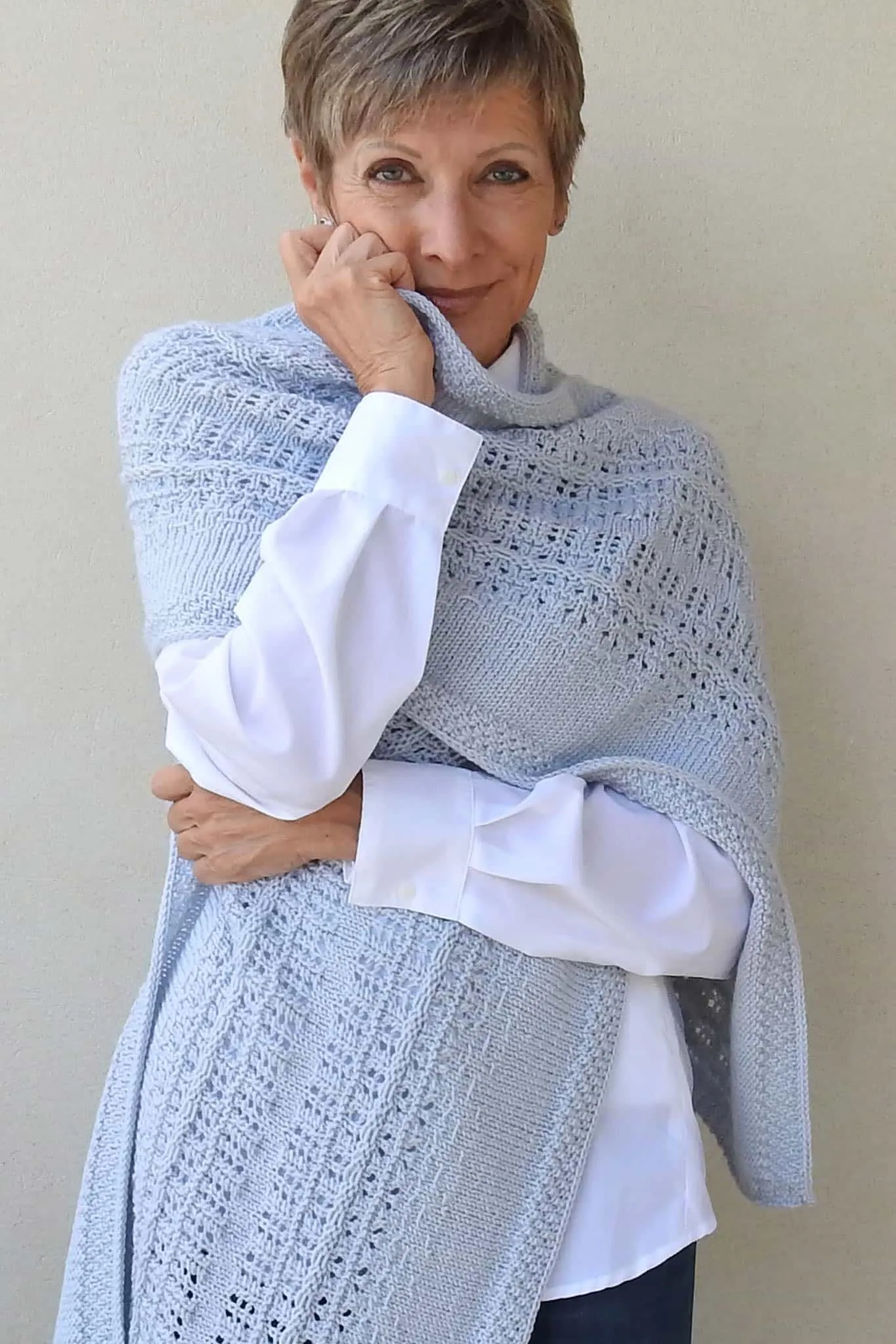 Marcella Wrap Designer Knitting Pattern