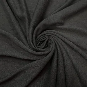 Metal Gray Solid Rayon Spandex Jersey Knit Fabric