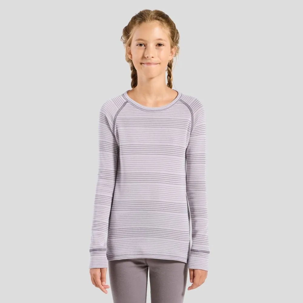 Odlo Kids Thermal Base Layer Set - Misty Lilac/Grey