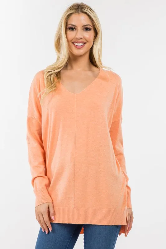 Oversized V-Neck Sweater