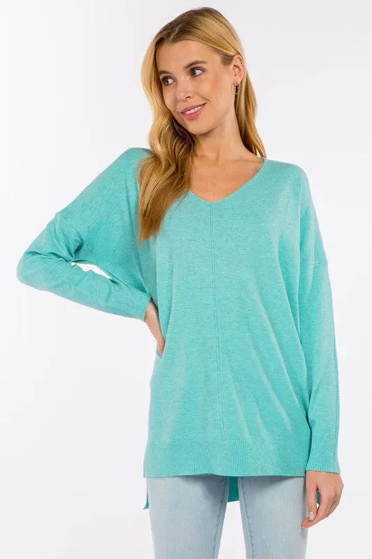 Oversized V-Neck Sweater