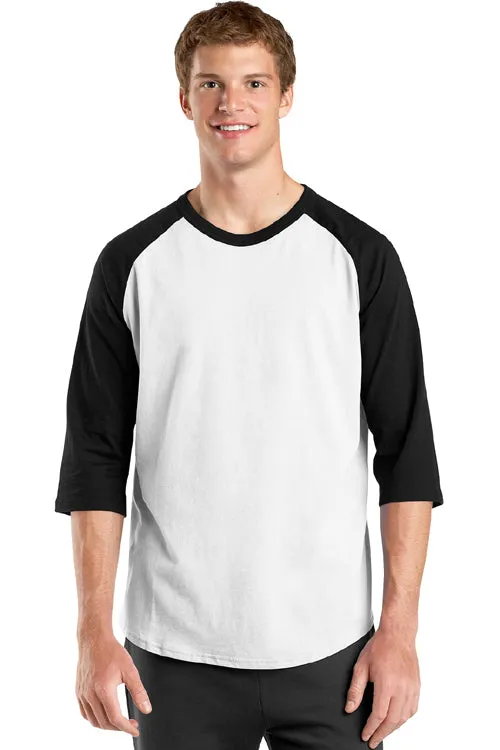 Raglan Jersey 3/4 Sleeve Shirt for Men