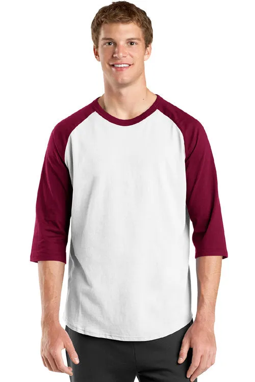 Raglan Jersey 3/4 Sleeve Shirt for Men