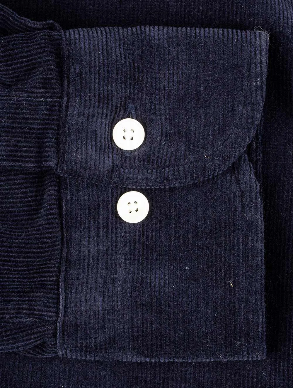 Regular Fit Corduroy Shirt Evening Blue