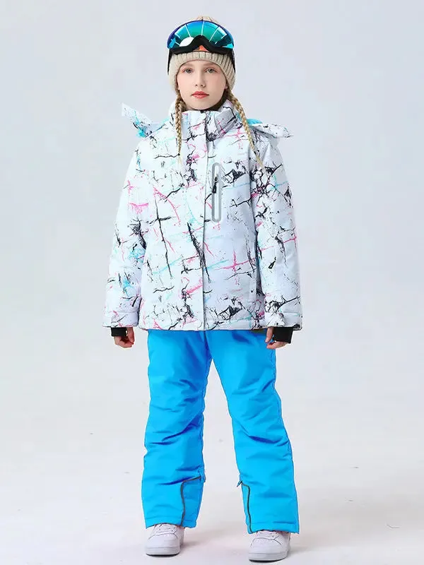 Riuiyele Girl Ski Snowboarding Set Softshell