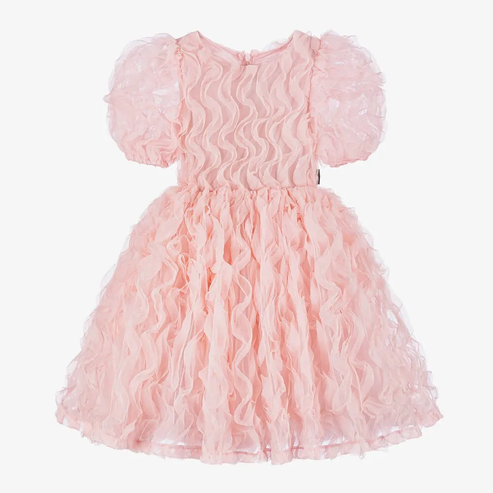 Rock Your Kid Pink Ruffle Tulle Party Dress