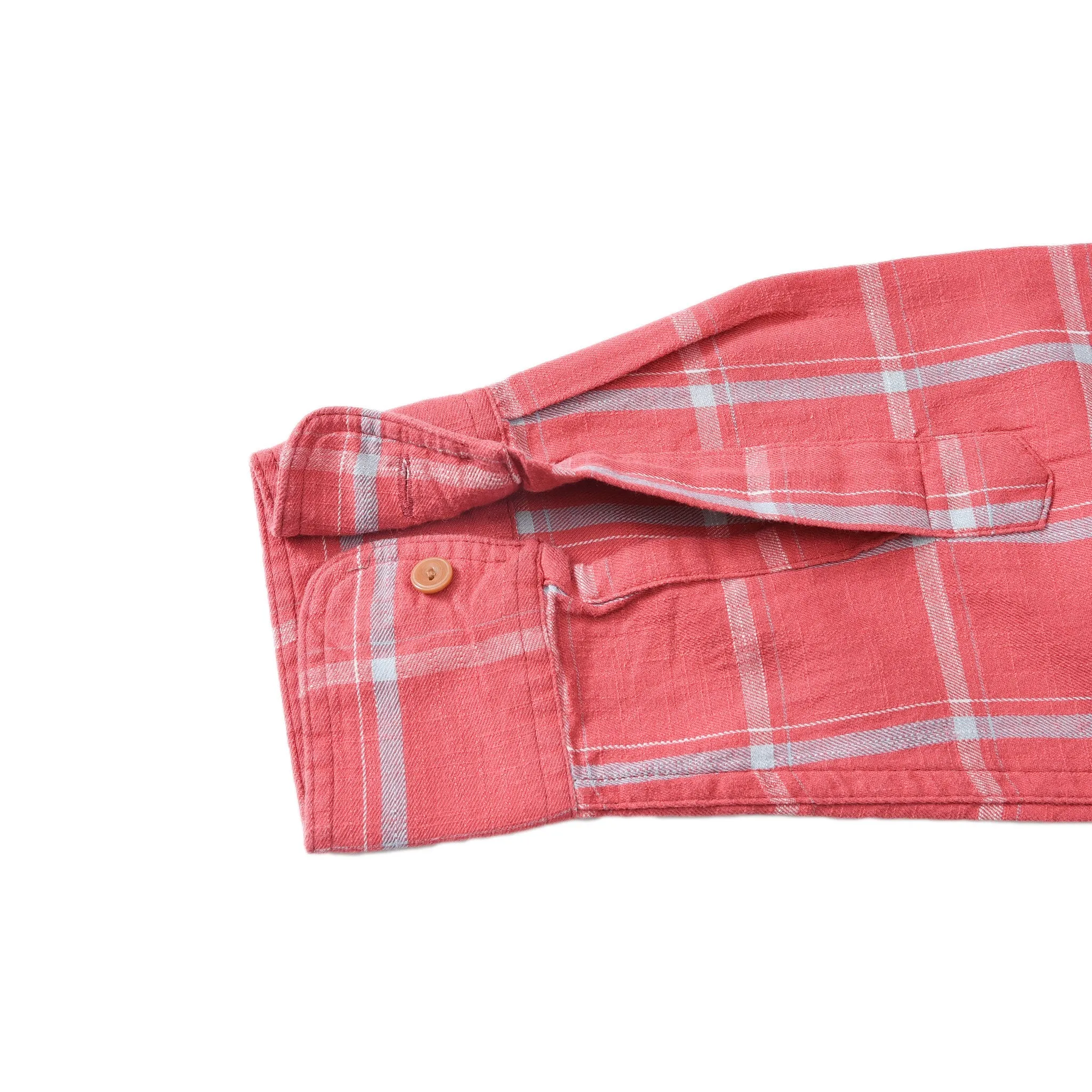 Sterling Slub Twill Shirt - Red Blue Windowpane (Final Sale)