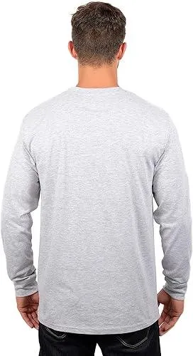 Ultra Game NBA Official Men’s Super Soft Supreme Long Sleeve T-Shirt - Unisex, Minnesota Timberwolves, Heather Gray|Minnesota Timberwolves