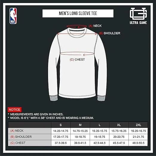 Ultra Game NBA Official Men’s Super Soft Supreme Long Sleeve T-Shirt - Unisex, Minnesota Timberwolves, Heather Gray|Minnesota Timberwolves