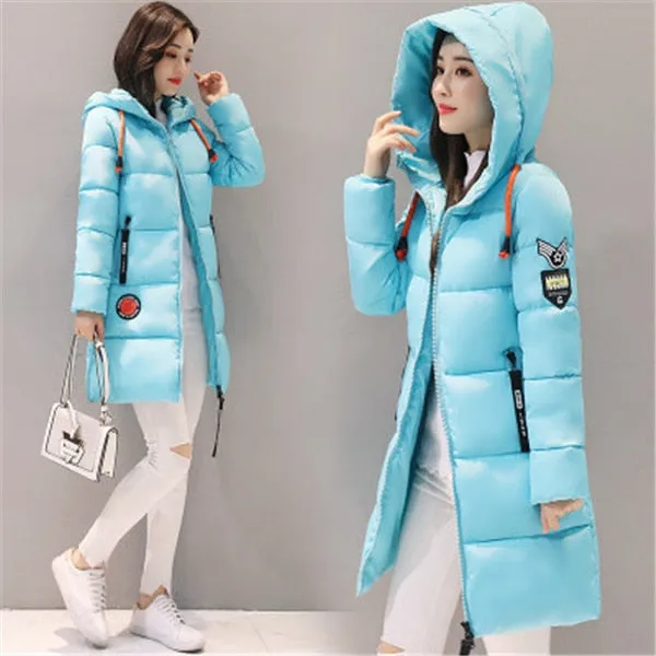 Winter Jacket Women Hooded Outwear