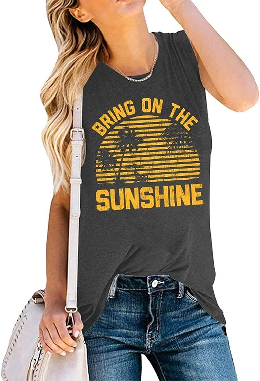 Women Bring On The Sunshine Shirt Women Sunshine Tank Top