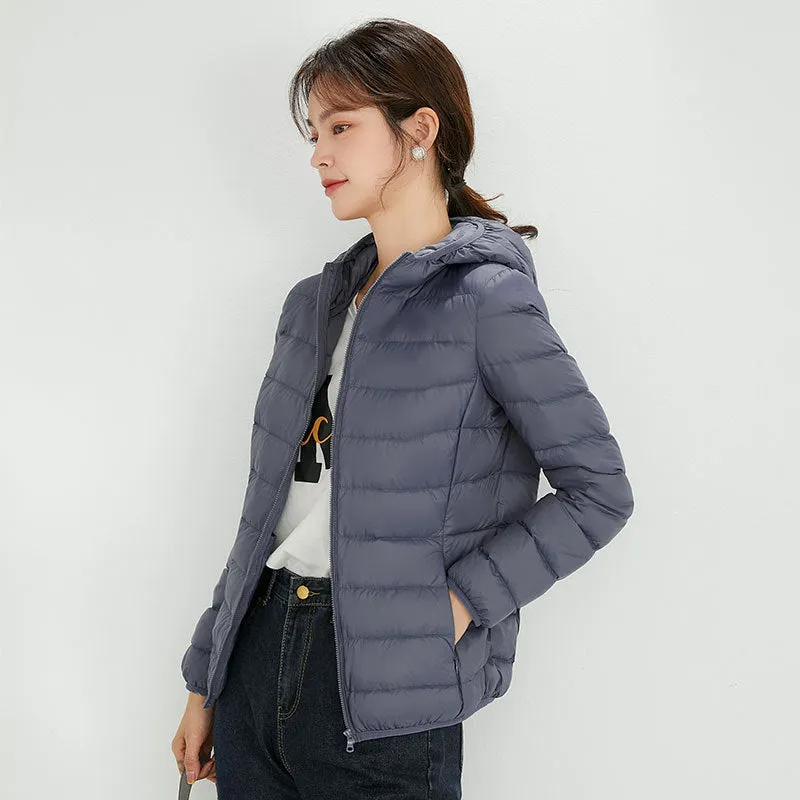 Women's Hooded Down Puffer Coat, Created for FantasyLinen