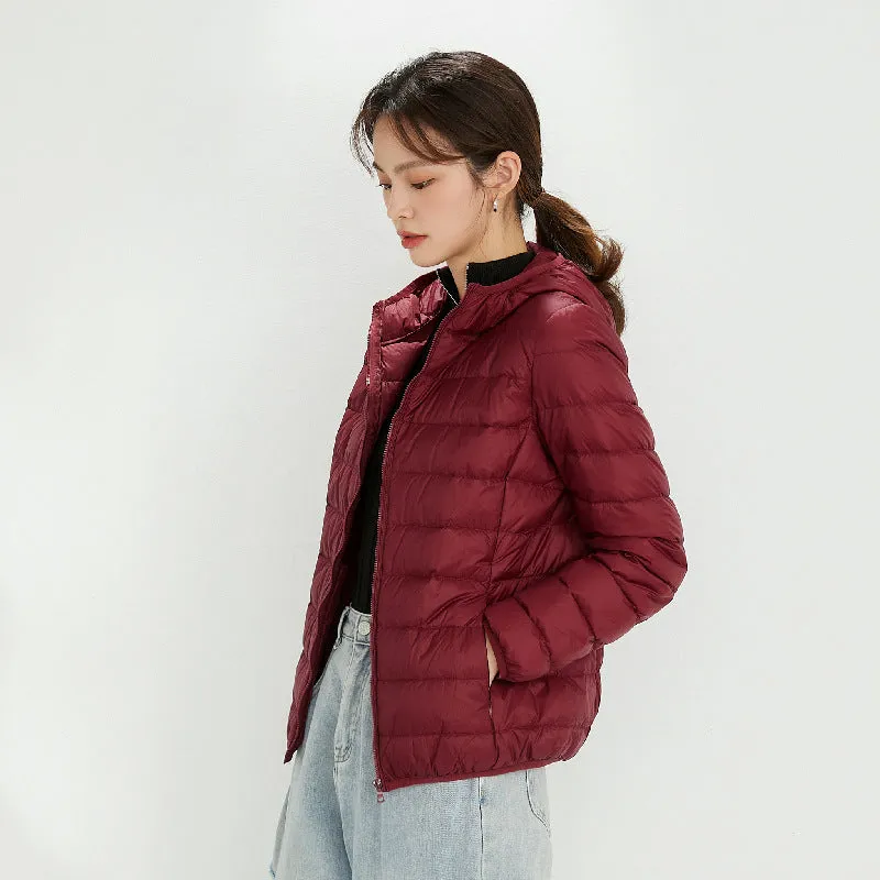 Women's Hooded Down Puffer Coat, Created for FantasyLinen