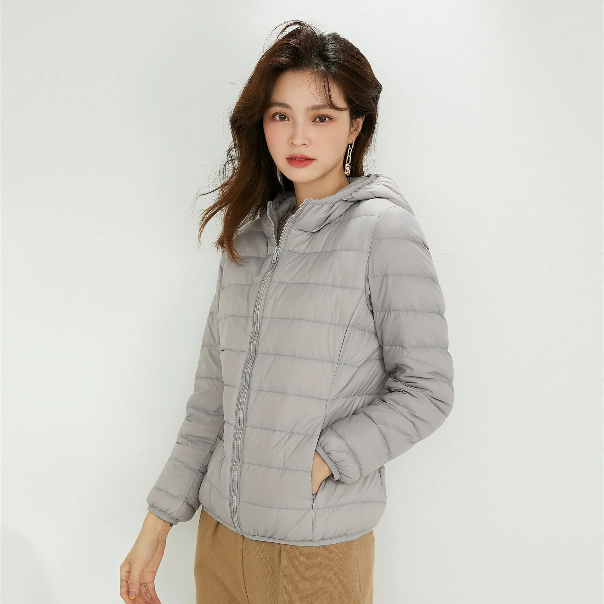 Women's Hooded Down Puffer Coat, Created for FantasyLinen