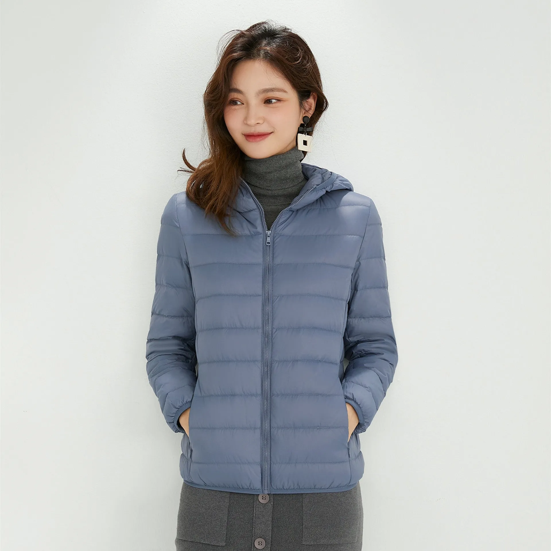 Women's Hooded Down Puffer Coat, Created for FantasyLinen