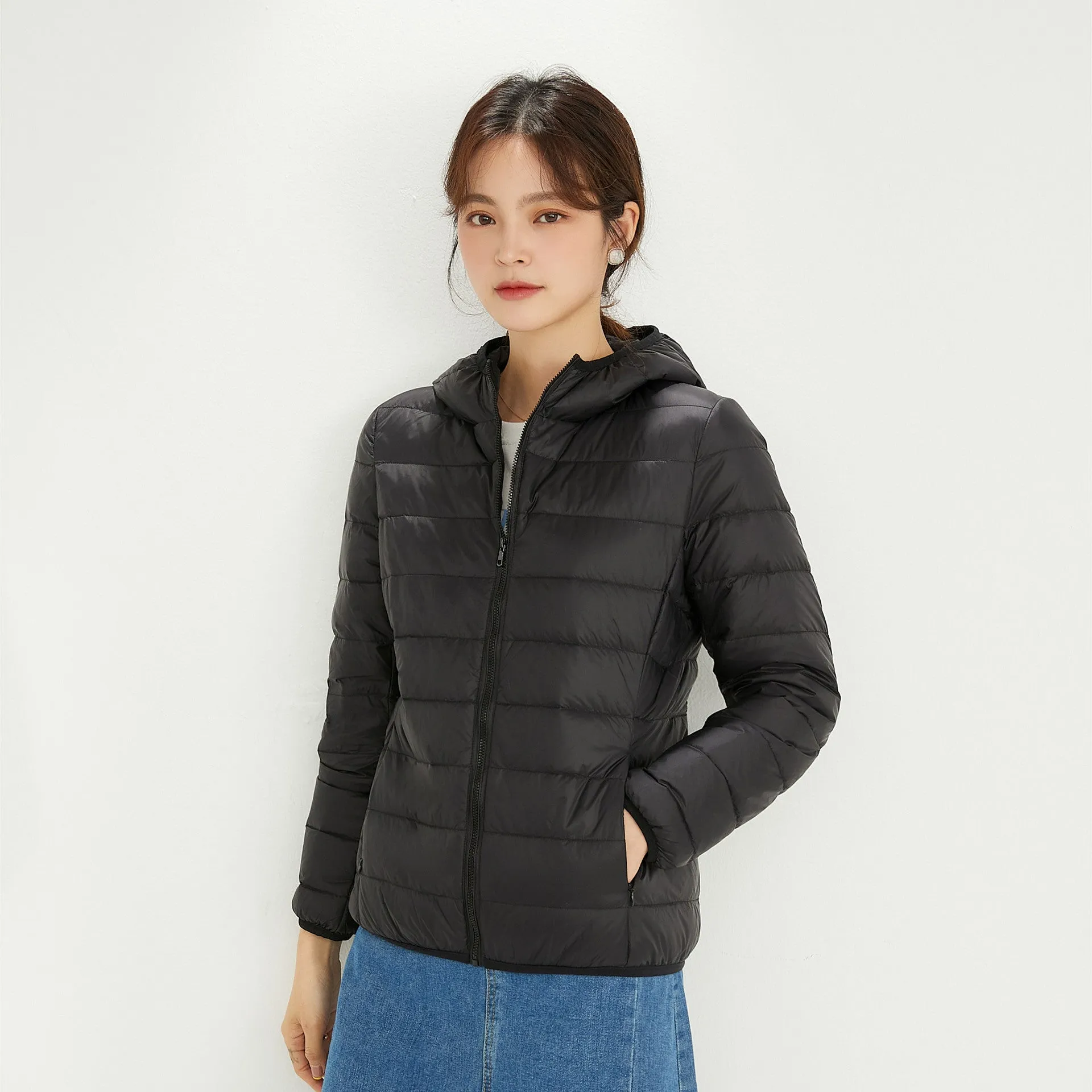 Women's Hooded Down Puffer Coat, Created for FantasyLinen