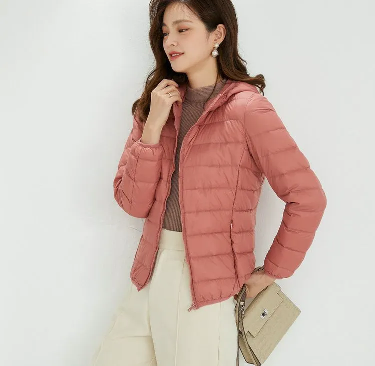 Women's Hooded Down Puffer Coat, Created for FantasyLinen