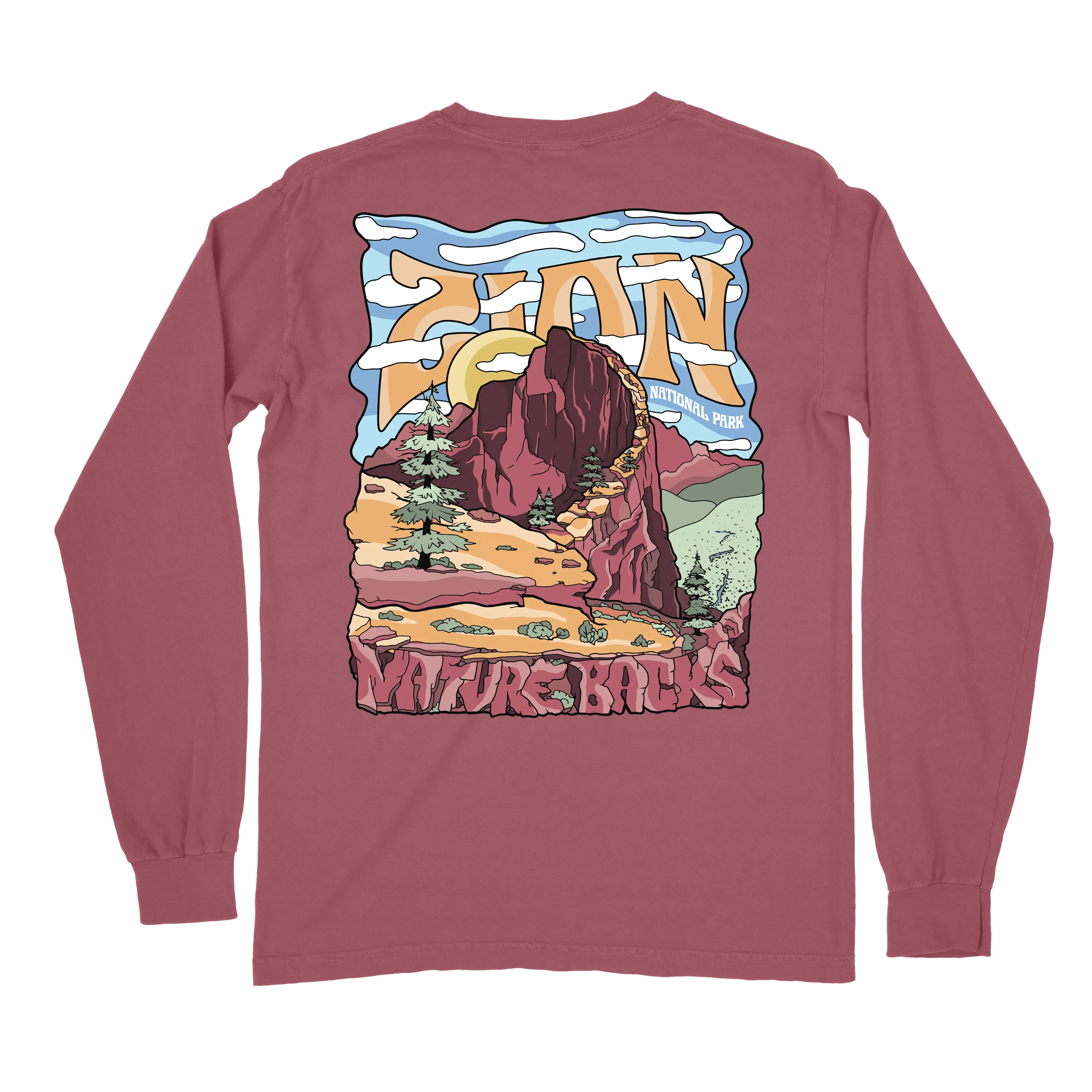 Zion National Park Long Sleeve (Brick)